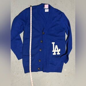 HILLFLINT Los Angeles Dodgers Varsity Cardigan Sweater rare Item large